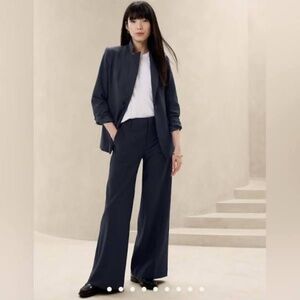 Banana Republic WIDE-LEG HIGH-RISE SCULPTED TROUSER 0P